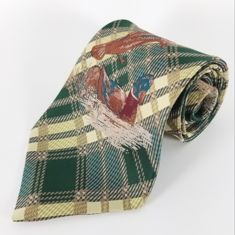 CANDA | duck plaid tartan tie